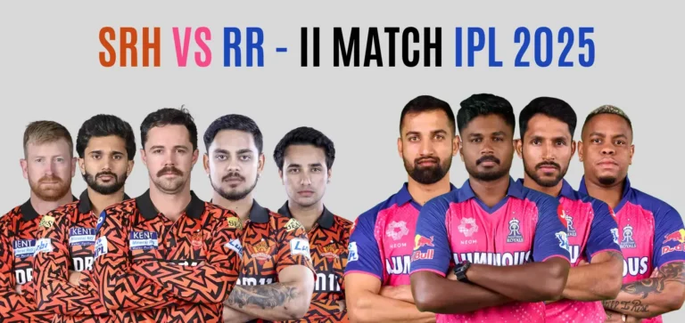SRH vs RR IPL 2025 2nd Match