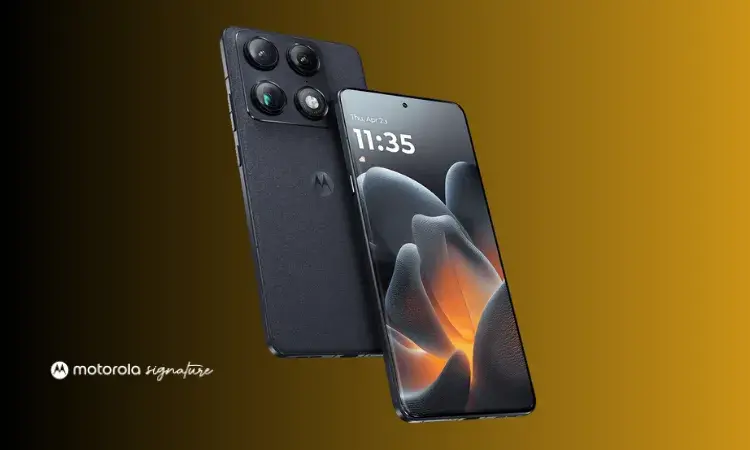 motorola signature with Pantone Carbon colour