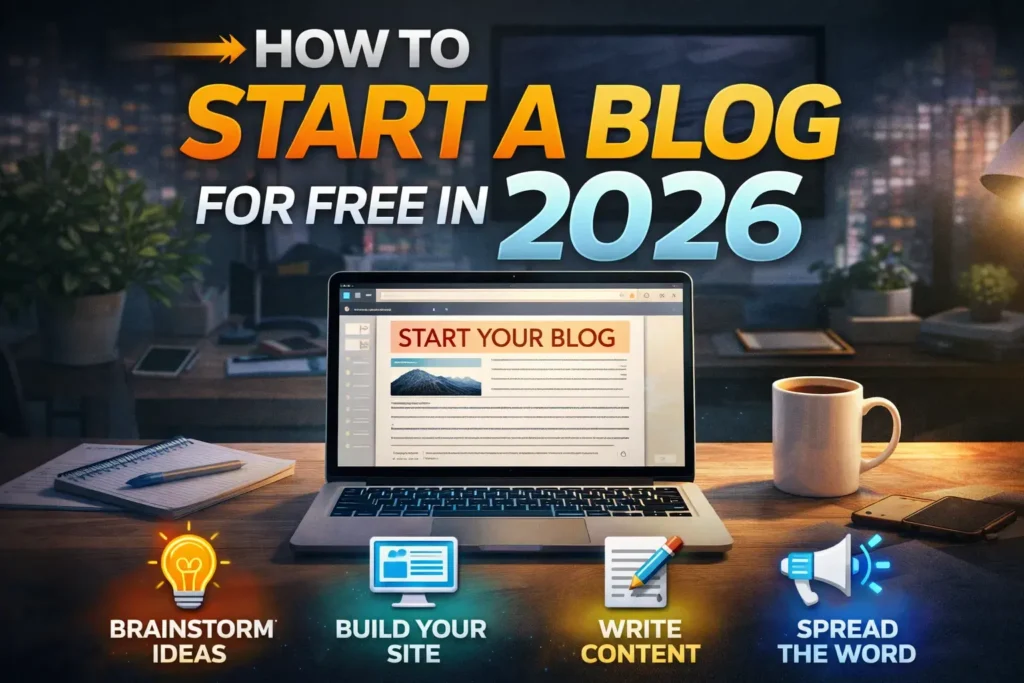 How to Start A Blog in 2026